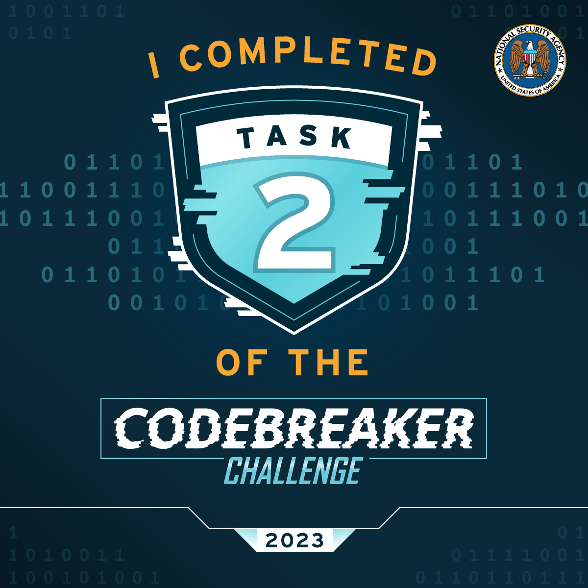 Task 2 completion badge